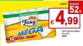 Iper La Grande Foxy Carta Igienica Mega offerta
