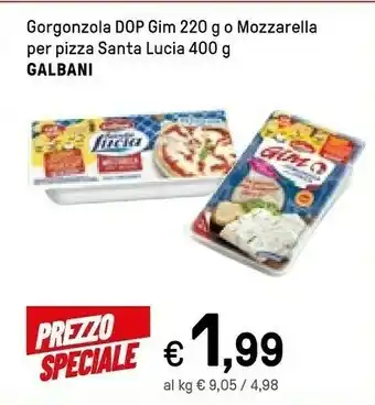 Iper La Grande Galbani Gorgonzola Con La Goccia DOP Gim 220 G(ml) offerta