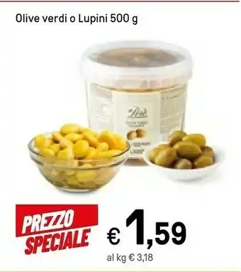 Iper La Grande Olive Verdi O Lupini 500 G offerta