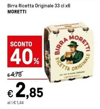 Iper La Grande Moretti Birra offerta