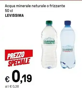 Iper La Grande Levissima Acqua Minerale Naturale 500 G(ml) offerta