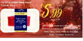 Fiorital Filetto di Tonno Pinne Gialle 200 g