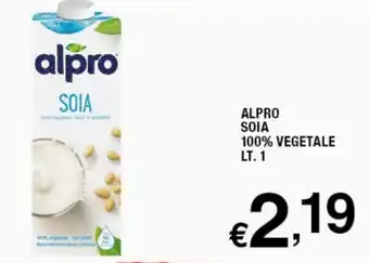 Sigma Superstore Alpro Soia 100% Vegetale 1 Lt. offerta
