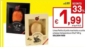 Iper La Grande Golden Food Linea Petto Di Pollo offerta