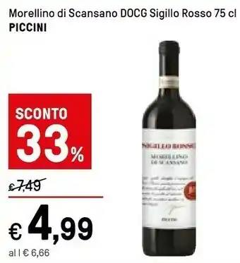 Iper La Grande Piccini Morellino Di Scansano Docg offerta
