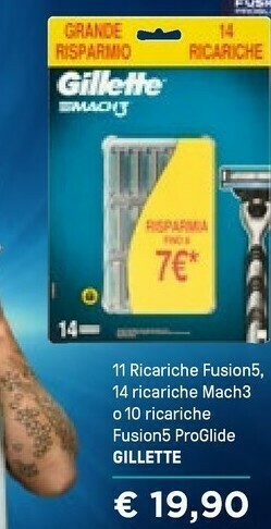 Iper La Grande Gillette Rasoio offerta