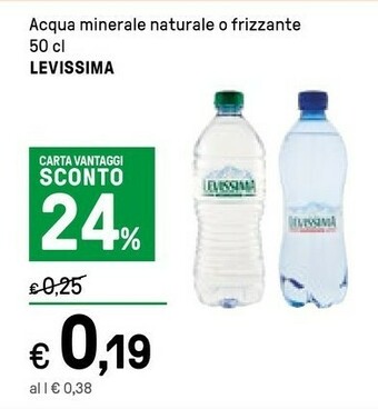 Iper La Grande Levissima Acqua Minerale Naturale offerta