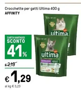 Iper La Grande Ultima Crocchette Per Gatti Affinity offerta