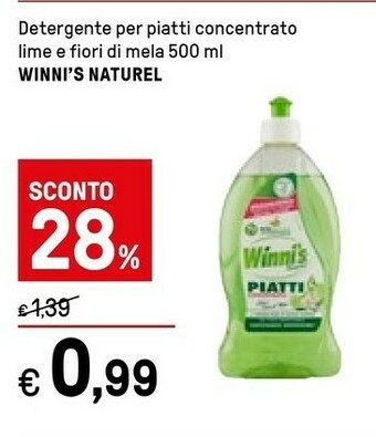 Iper La Grande Winni's Naturel Detergente Per Piatti offerta