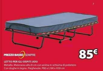 JYSK Letto Per Gli Ospiti Josi offerta