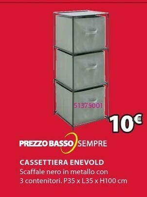 Cassettiera Enevold