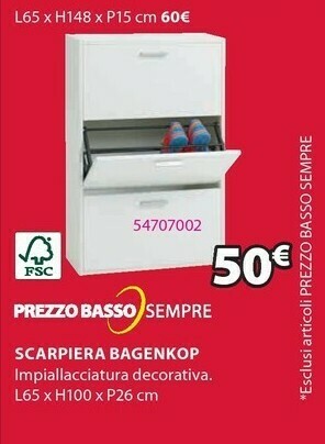 JYSK Scarpiera Bagenkop offerta