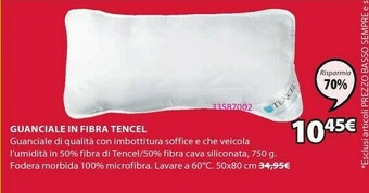 JYSK Guanciale In Fibra Tencel offerta