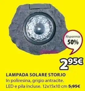 JYSK Lampada Solare Storjo offerta