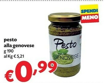 Pam Pesto Alla Genovese offerta