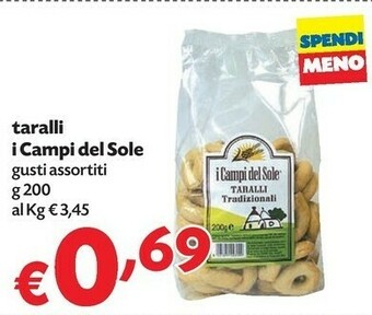 Pam I Campi Del Sole Taralli offerta