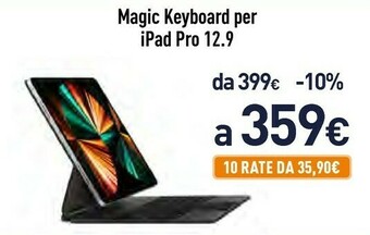 Unieuro Apple Magic Keyboard Per Ipad Pro 12.9 offerta