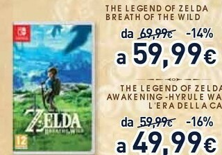 Unieuro Nintendo The Legend Of Zelda: Breath Of The Wild, Switch offerta