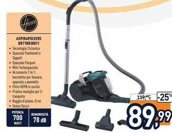 Unieuro Aspirapolvere Br71br30011 offerta