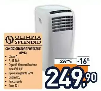 Olimpia Splendid Condizionatore Portatile O1913