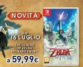 Unieuro Nintendo The Legend Of Zelda: Skyward Sword HD Basic DUT, Inglese Switch offerta