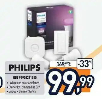 Unieuro Philips Hue 92900221680 offerta