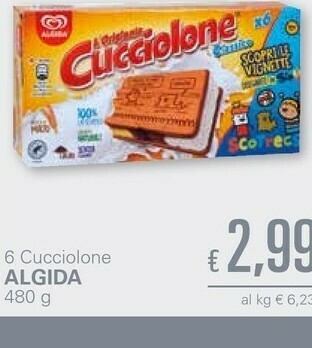 Unes Algida Cucciolone offerta