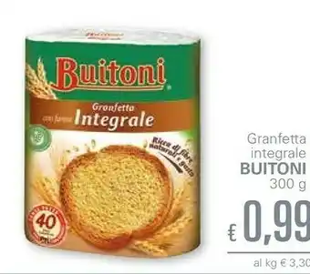 Unes Buitoni Fette biscottate offerta