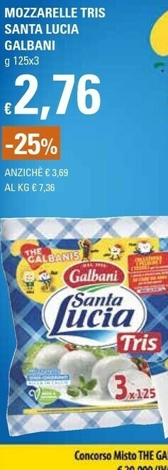 Basko Galbani Mozzarella offerta