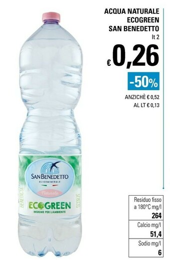 Basko San Benedetto Acqua offerta