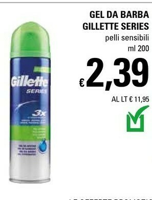 Basko Gillette Schiuma da barba offerta