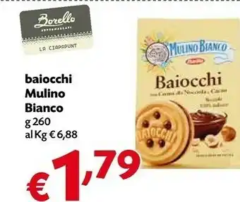 Borello Supermercati Mulino Bianco Biscotti Mulino bianco offerta