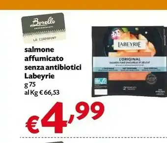 Borello Supermercati Labeyrie Salmone affumicato offerta