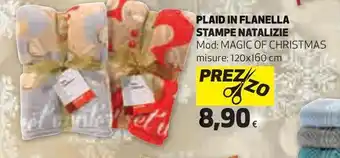 Coop Plaid in flanella stampe natalizie offerta