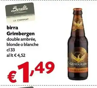 Borello Supermercati Blanche Birra offerta