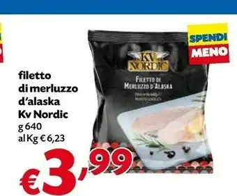 Kv nordic Filetti di merluzzo