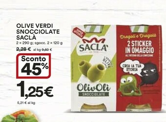 Coop Saclà Olive offerta