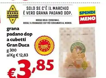Borello Supermercati Grana Padano Formaggio offerta