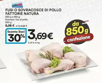 Coop Fattorie Natura Cosce di pollo offerta