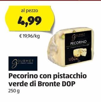 ALDI Pecorino con pistacchio verde di bronte dop offerta