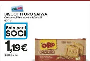 Coop Saiwa Oro offerta
