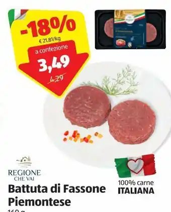 ALDI Battuta di fassone piemontese offerta
