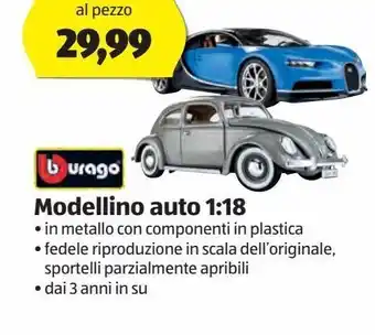 ALDI Modellino auto offerta