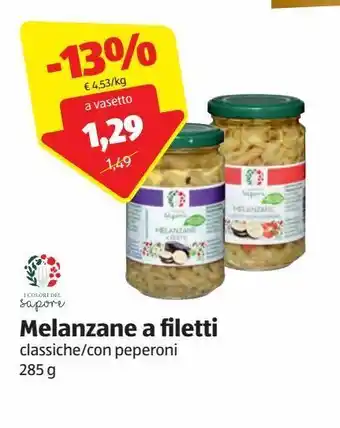 ALDI Melanzane a filetti offerta