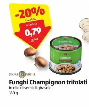 Funghi champignon trifolati