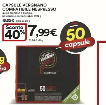 Coop Vergnano Cialde caffè offerta