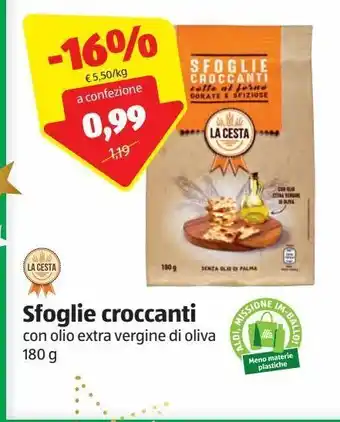 ALDI Sfoglie croccanti offerta