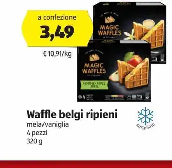 Waffle belgi ripieni
