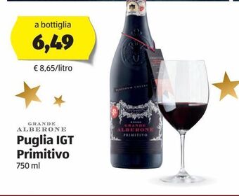 ALDI Puglia igt primitivo offerta