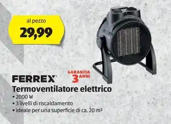 ALDI Termoventilatore elettrico offerta